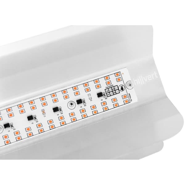 Växtväxtlampa fullspektrum 25 x 12 cm 136 LED 50 W silver