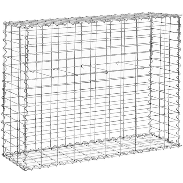 Galvaniserad gabionkorg 101 x 32 x 83 cm - 2 st.