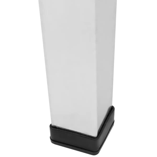 Havebord til plantning af planter med hylde, stål, 112 x 61 x 109 cm