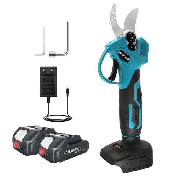 Elektriska Beskärningssaxar, Borstlös Motor, Ergonomisk Design,2st 2.0Ah -batteri, Eu