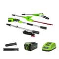 Miniatyrbillede 1 af 2: Trådløs stangsav, 8 tommer klinge, 20 tommer trimmer,PSF301-4ah-Sæt, et batteri