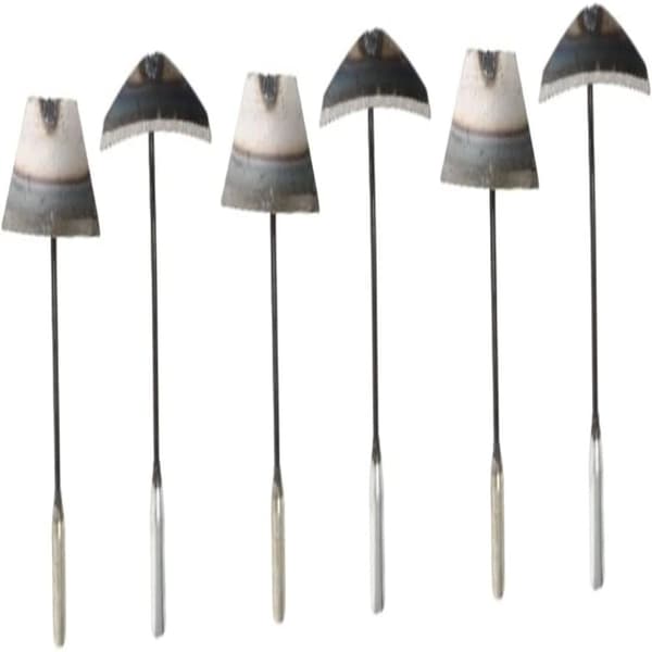 Havemøbler, Holdbar Stål Konstruktion, Ergonomisk Design,4CMx3stk Sølvx3stk