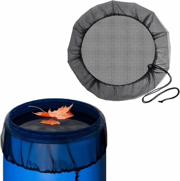 Regntyndt Netovertræk/Spandovertræk 1/3-pak - Slidstærkt Polyester med snøre, Beskytter mod strøelse, 60-120 cm