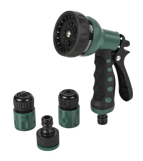 7-i-1 sprutpistol + 3 anslutningar