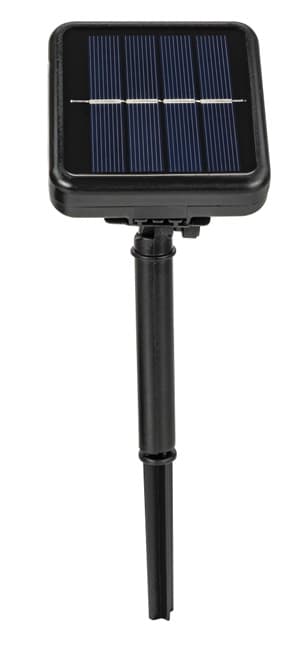 Solcellsdriven LED-slinga 200 Vit - upp till 8 lägen, 20 m