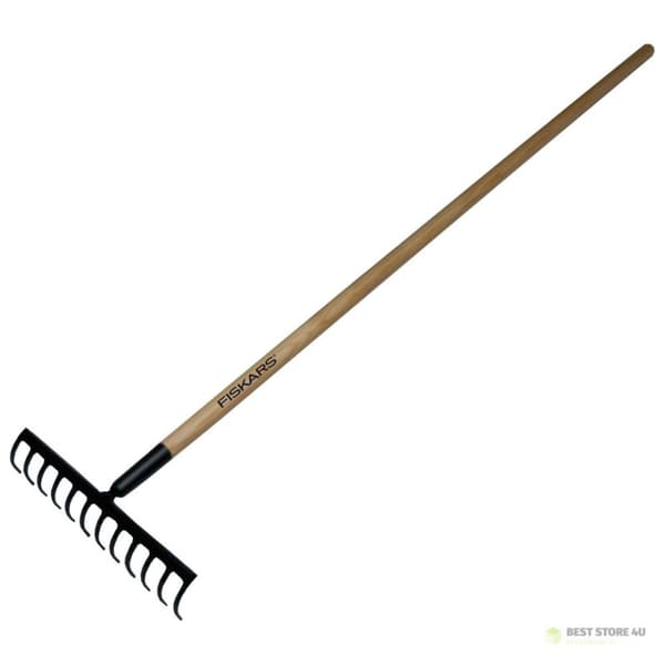 FS135751 Kratta 12-tandad med trähandtag 1560 mm (FSL12)
