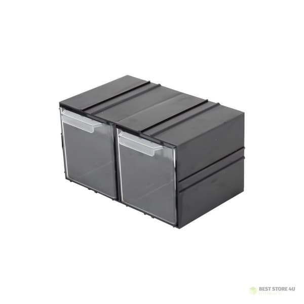 35803 Plastskåp med lådor PX 2 lådor