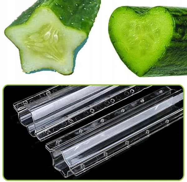 AGURKER, SQUASH, GRØNTSAGER FORM - Stjerneform