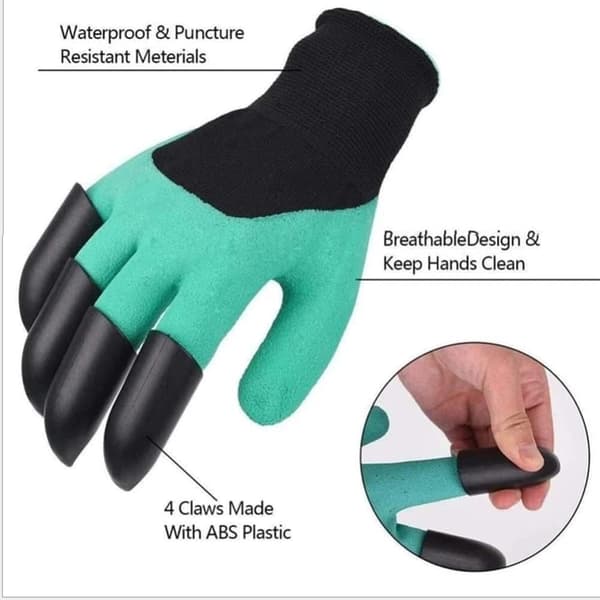 Lollanda Klor Havehandsker/Klorhandsker - Punkteringsbestandige, Latex, til gravning og plantning