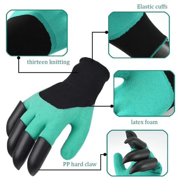Lollanda Klor Havehandsker/Klorhandsker - Punkteringsbestandige, Latex, til gravning og plantning