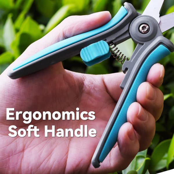 Floral Beskærersæt, Ergonomisk Design, Rustfrit Stål Blade, Skridsikker Greb