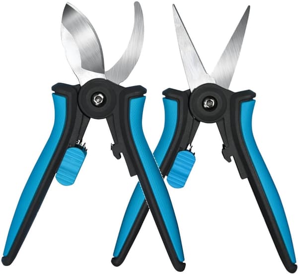 Floral Beskærersæt, Ergonomisk Design, Rustfrit Stål Blade, Skridsikker Greb