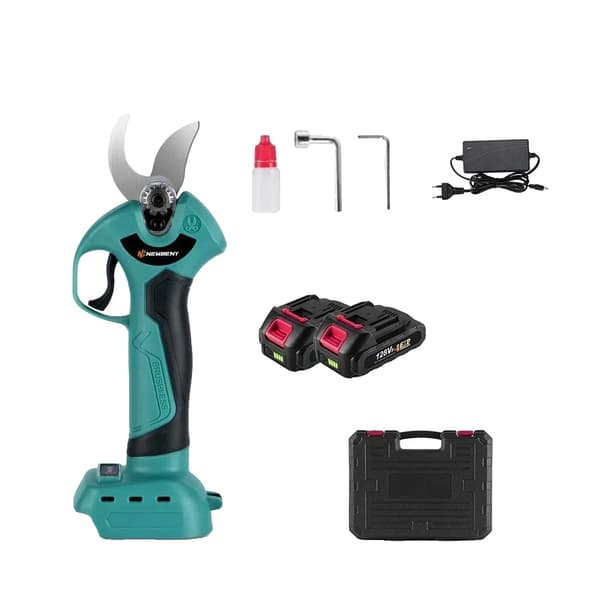 Elektriske Beskærersakse, 4 Gear, Ergonomisk Design,2 Batteri EU -stik