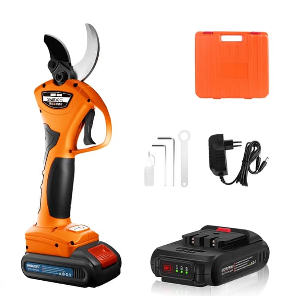 Elektriske Beskærersakse, 0-40mm Skærediameter, Letvægtsdesign,beskærersæt orange