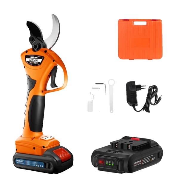 Elektriske Beskærersakse, 0-40mm Skærediameter, Letvægtsdesign,beskærersæt orange