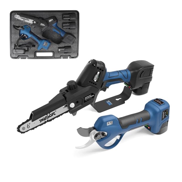 Elektrisk batterikædesav, trådløs design, ergonomisk håndtag,SW-28KIT