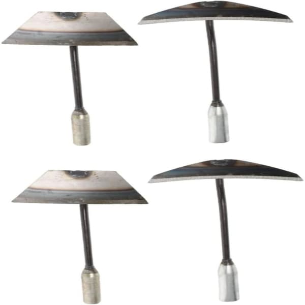 Puutarhatyökalut, kestävä teräsrakenteinen, ergonominen muotoilu,4CMx2kpl Hopea x2kpl