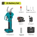 Miniatyrbillede 2 af 2: Elektrisk Beskærersaks, 4 Gear, 45 mm Skærediameter,2 Batteri EU -stik