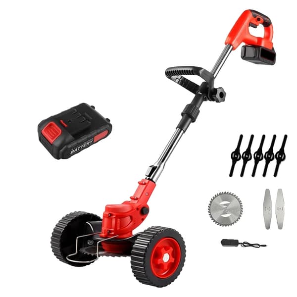 21V Trådløs Plæneklipper, 650W Effekt, 40 Minutters Batterilevetid,EU, Med 1 batteri, et batteri