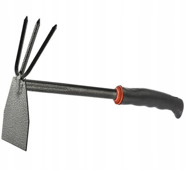 Trädgårdshacka i stål, massiv 34 cm