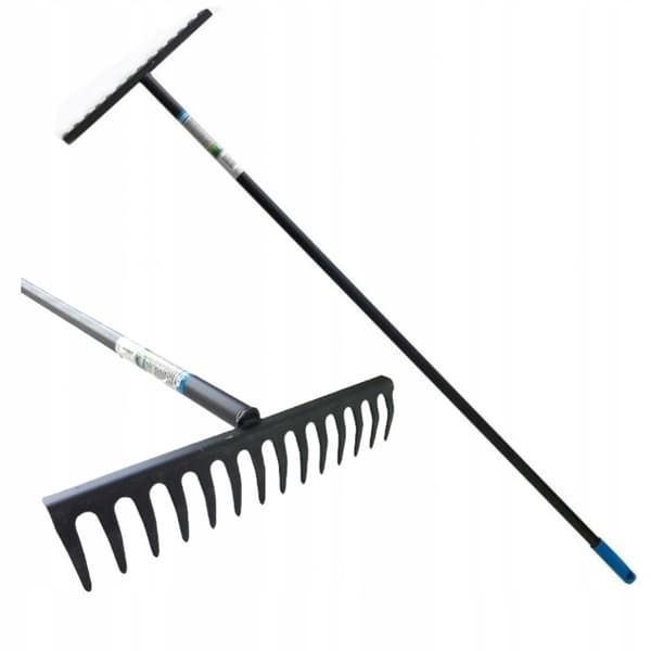 Stålhaverive med 14-tands håndtag 140 cm