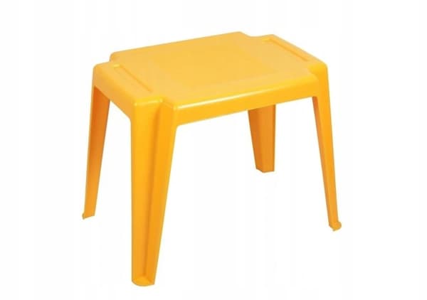 Plastikbord til børnehave gul Lolek