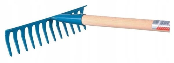 Haverive med 12-tands stålhåndtag 119 cm
