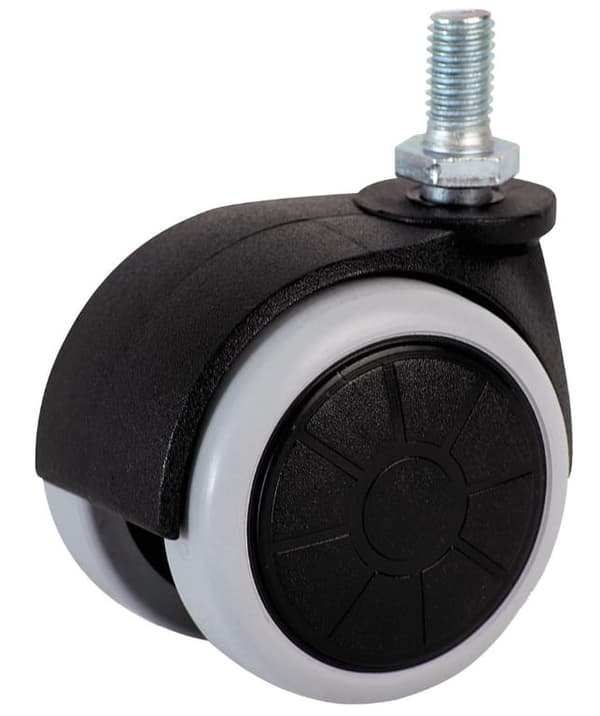Drejeligt møbelhjul 50 mm 35 kg med 8 mm stift