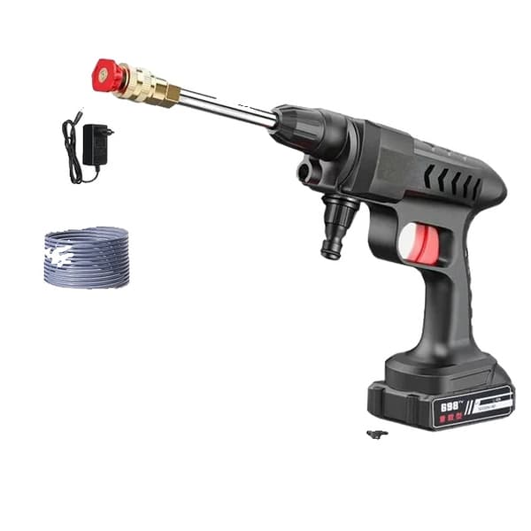 Bilvask Vasker Gun, Bærbar, Højtryk, 30000mAh EU-stik