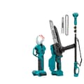 Miniatyrbillede 1 af 2: Kamolee Elektriske Saks, Børsteløs Motor, 6+8 Tommer Motorsav,EU, 50mm Fuld sæt