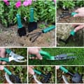 Miniatyrbillede 3 af 5: Lollanda haveredskabssæt med ergonomisk håndtag, rustfrit stål, bærbar opbevaringsboks, perfekt til havearbejde