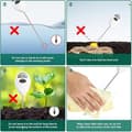 Pikkukuva 4 / 5: Bomclap Soil Meter/Soil Moisture Meter – 2 kpl testit Kasvien kosteus kukkaruukkupuutarhan pihalle – paristoja ei tarvita