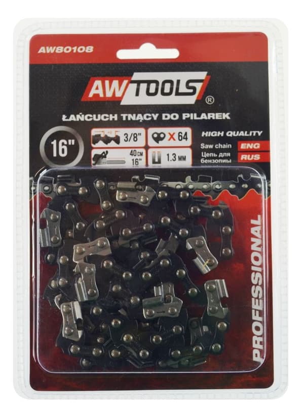 AWTOOLS SKÆREKÆDE 40 cm/64/3/8"/1,3" / SORT LINJE