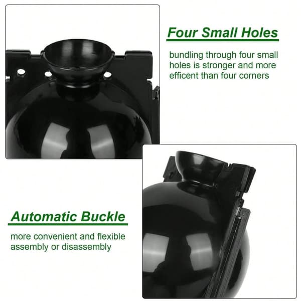 OBOSOE Air Layering pods Genbrugbare Plante Rooting Device Plante Rooting Grow Box Genbrugbare Propagation Box Plante Transplantation Ballyellow 20pcs