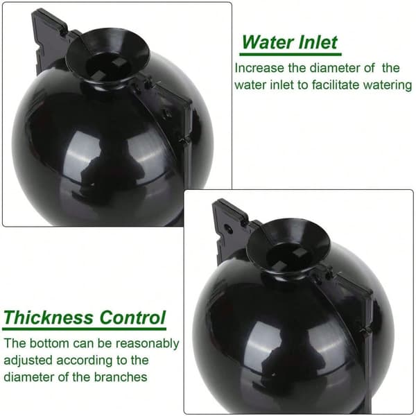 OBOSOE Air Layering pods Genbrugbare Plante Rooting Device Plante Rooting Grow Box Genbrugbare Propagation Box Plante Transplantation Ballyellow 20pcs