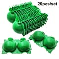 Miniatyrbillede 1 af 8: OBOSOE Air Layering pods Genbrugbare Plante Rooting Device Plante Rooting Grow Box Genbrugbare Propagation Box Plante Transplantation Ballyellow 20pcs