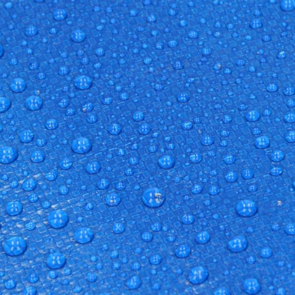 ECD Germany suojapeite silmukoilla 3x5m 15m² 180g / m² sininen polyeteenimuottia kestävästä vedenpitävästä, repäisysuojatusta suojapeitteestä
