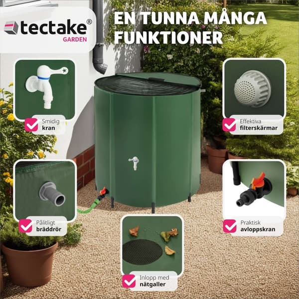 Regntunna - 500 L