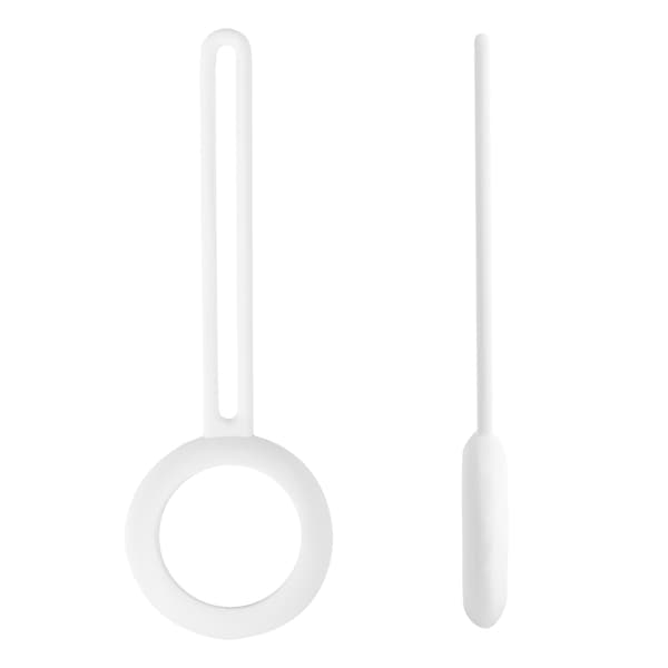 DELTACO Apple AirTag case, Silicon, Vit