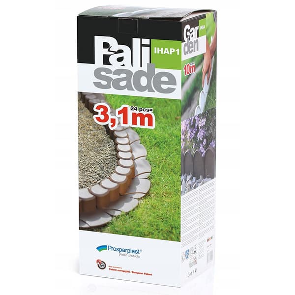 Prosperplast Afgrænsninger Gardenhappy Grass Collection 31x15x7 Cm Orange