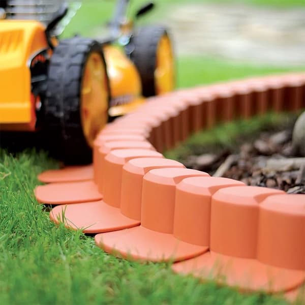 Prosperplast Afgrænsninger Gardenhappy Grass Collection 31x15x7 Cm Orange