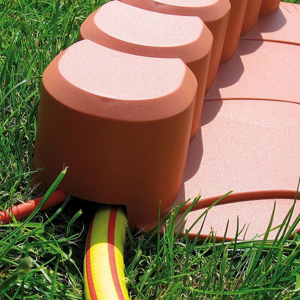 Prosperplast Avgränsare Gardenhappy Grass Collection 31x15x7 Cm Brun