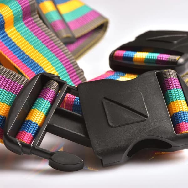 travelblue Crossed luggage Strap, 5cm x 200 cm + 5cm x 180 cm
