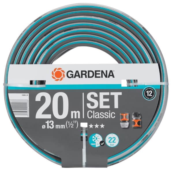 GARDENA Classic trädgårdsslangset, 20 m