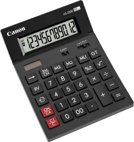 Canon AS-2200 Miniräknare Svart