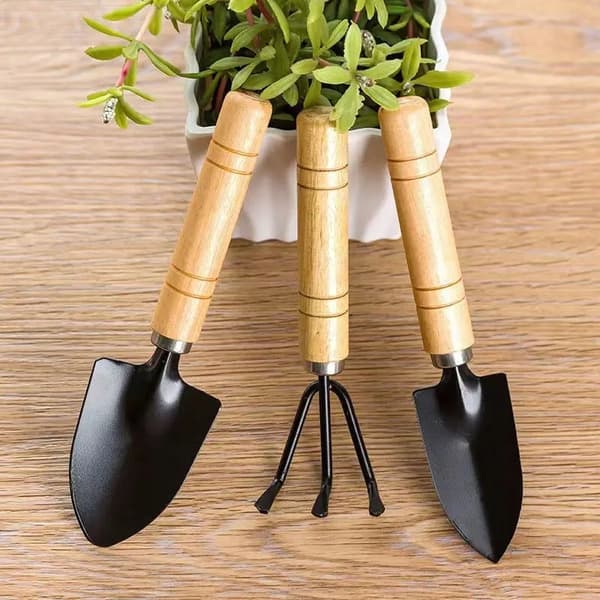 MINI HAVEVÆRKTØJ HAVEVÆRKTØJSÆT RIVESKODSPADE 3 stk.