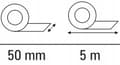 Miniatyrbild 4 av 4: MOTIVE Halkfri tejp fluorescerande 5m 020 218