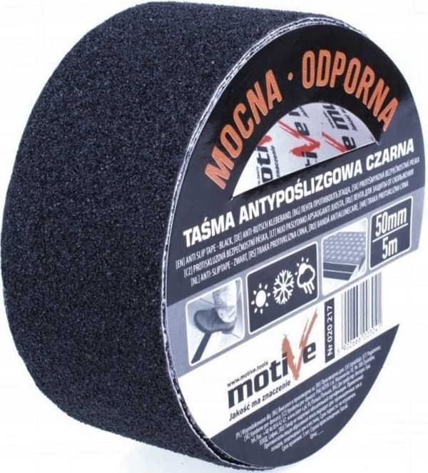 MOTIVE Liukuesteteippi musta 5m 020 217