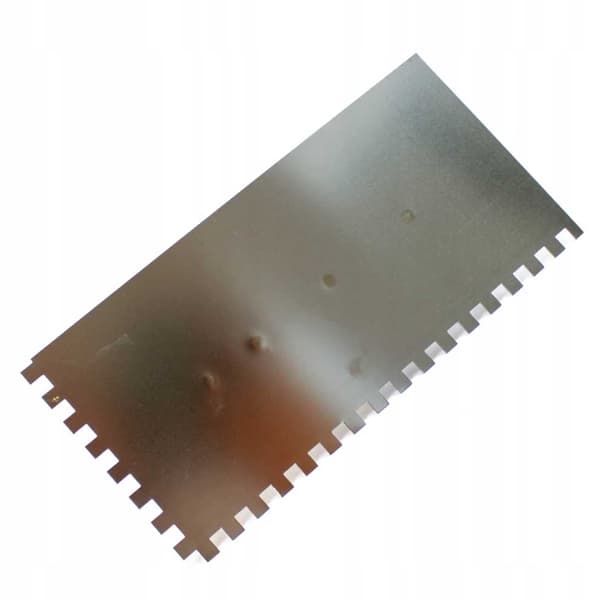 KUBALA Rustfri stål tandspartel 130x270mm 8x8mm 0263