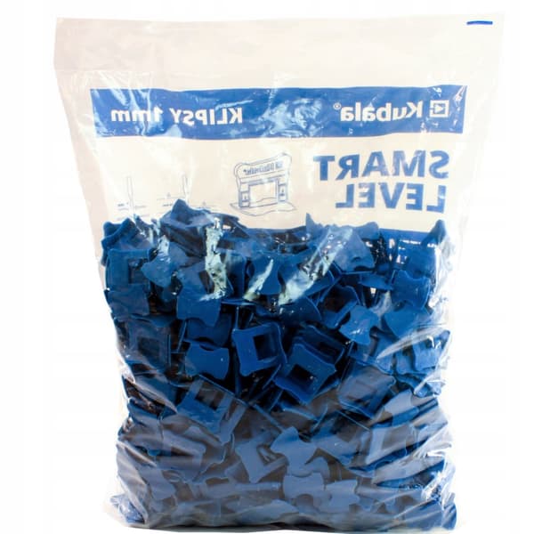 KUBALA 1817 NIVÅUTJÄMNINGSKLIPP 1 MM 500 ST